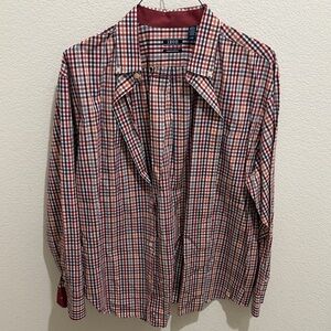 Izod Multicolor Checkered Shirt